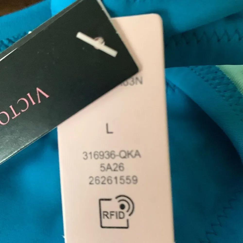 Blue Bikini Bottoms Size L